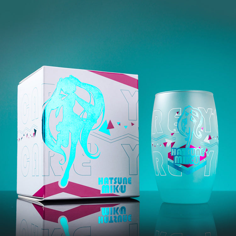 Official Licensed Hatsune Miku Frosted Gradient Glass Cup