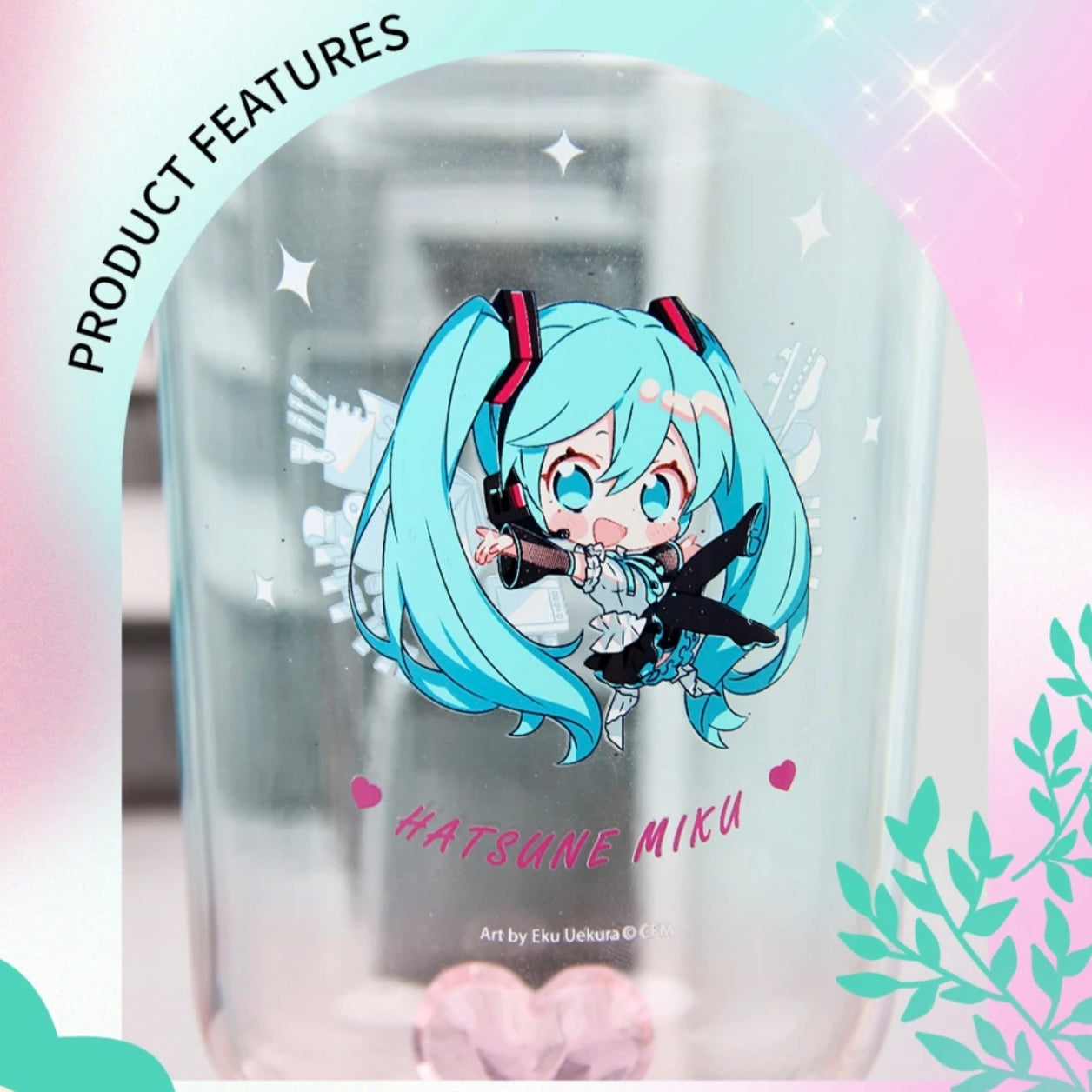 Officially Licensed Hatsune Miku 16th Anniversary Gradient Goblet