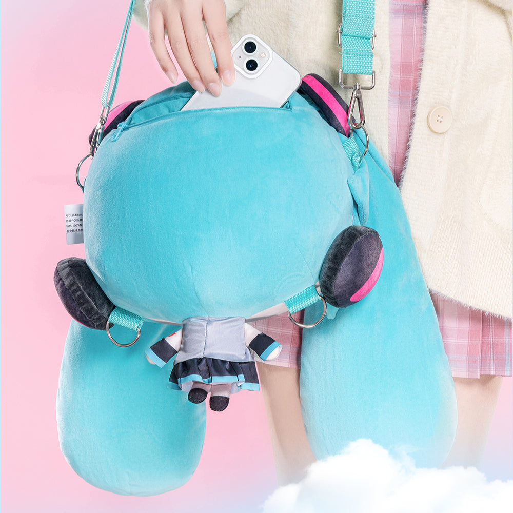 Officially Licensed Hatsune Miku Big Head Doll Bag