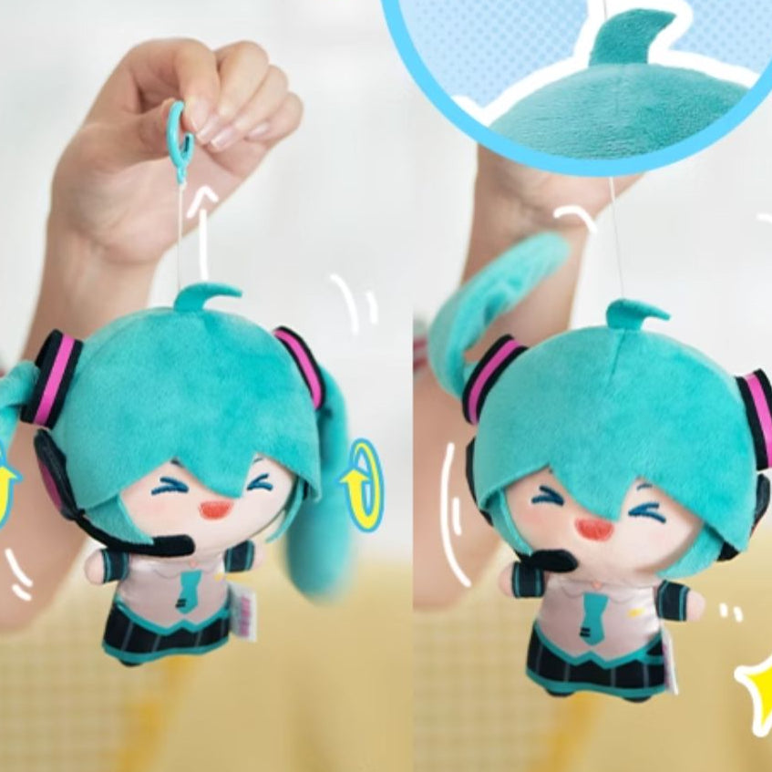 Breloque en peluche Hatsune Miku Ponytail Sway sous licence officielle