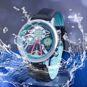 Officially Licensed Hatsune Miku Colorful Planet 6-Hand Quartz Watch