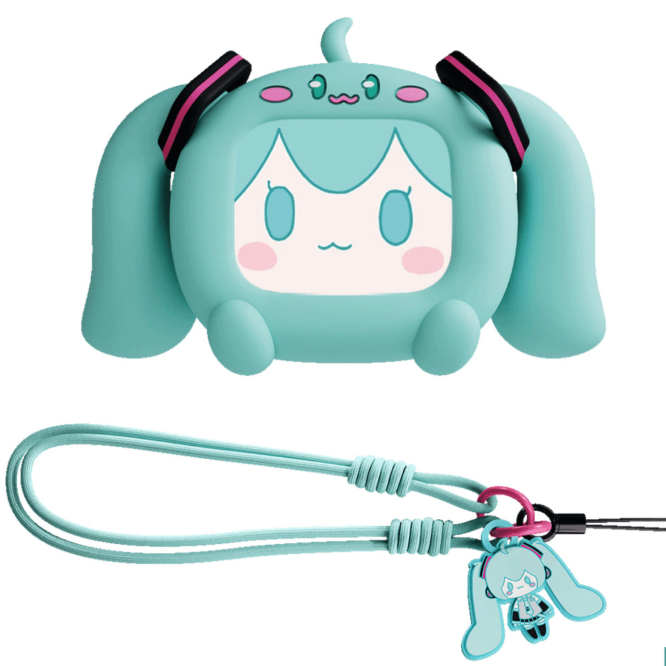 Écouteurs sans fil Hatsune Miku sous licence officielle avec support de bureau intelligent