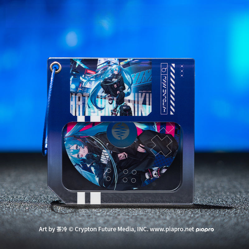 Officially Licensed Hatsune Miku Techwear Acrylic Keychain Charm