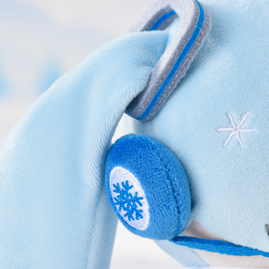 Peluche Hatsune Miku Snow Miku de taille moyenne, sous licence officielle