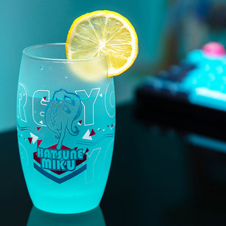 Official Licensed Hatsune Miku Frosted Gradient Glass Cup