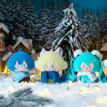 Officially Licensed Hatsune Miku VOCALOID Starlit Snow Mini Plush Charm