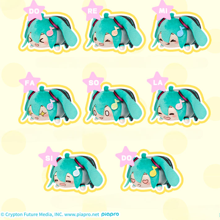 Boîte aveugle de petite peluche Fufu Hatsune Miku Ontonton sous licence officielle