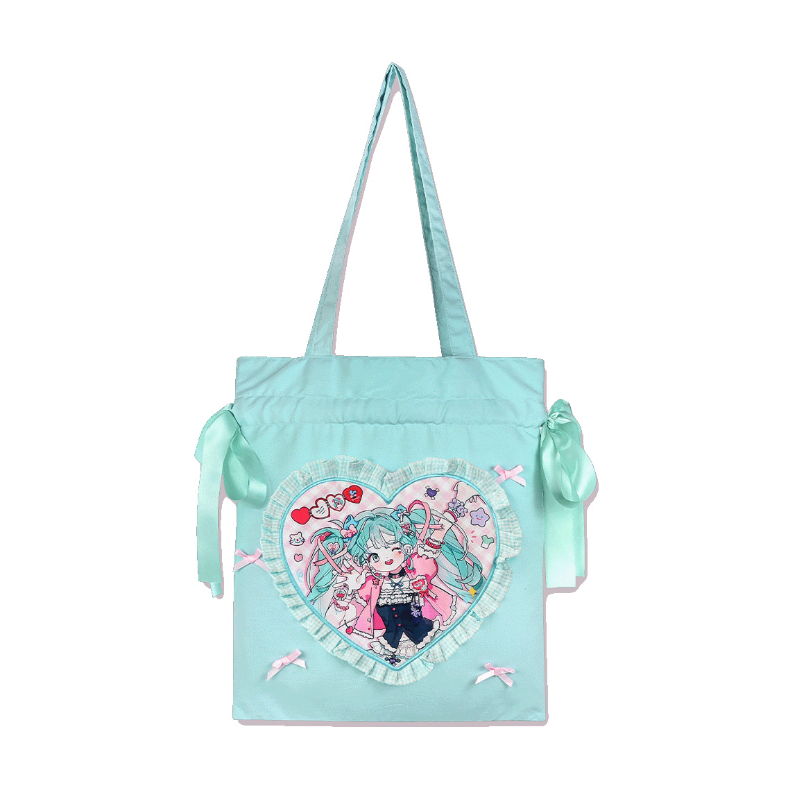 Officially Licensed Hatsune Miku Super Sugary Adhesive Girl Handbag
