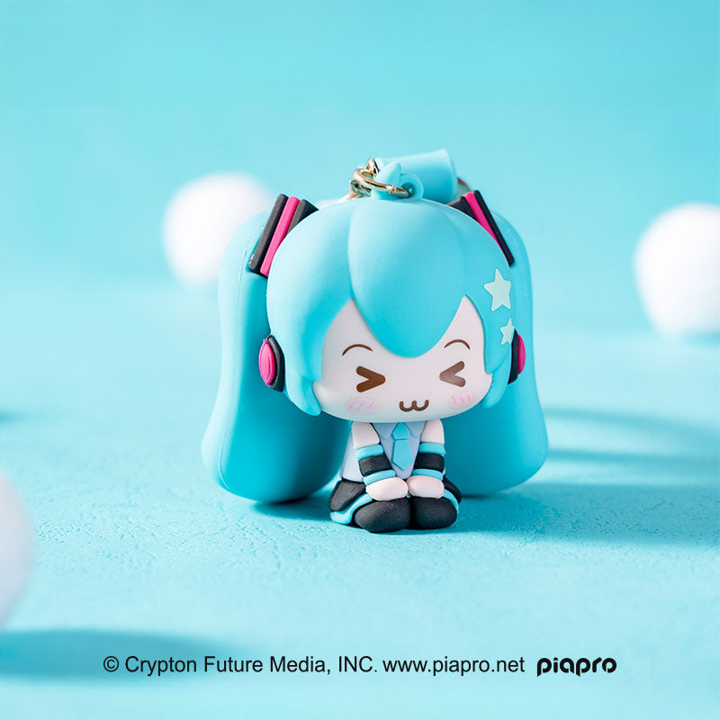 Officially Licensed Hatsune Miku Squinting Eyes Figure Charm