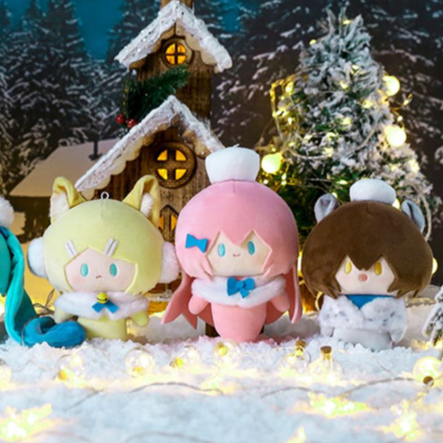 Officially Licensed Hatsune Miku VOCALOID Starlit Snow Mini Plush Charm