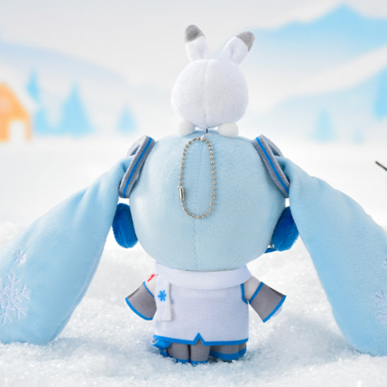 Peluche Hatsune Miku Snow Miku de taille moyenne, sous licence officielle