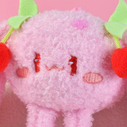 Offiziell lizenzierter Sakura Miku, süßer lächelnder Plüschanhänger