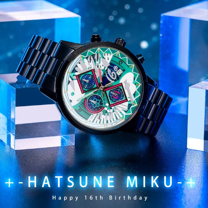 Officially Licensed Hatsune Miku 16th Anniversary 5-Hand Quartz Watch