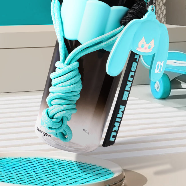Officially Licensed Hatsune Miku Portable Sports Bottle