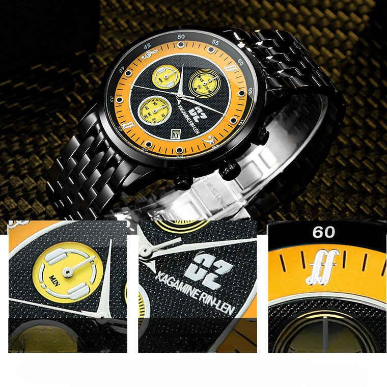 Officially Licensed Hatsune Miku, Kagamine Rin & Len Ensemble Quartz Watch