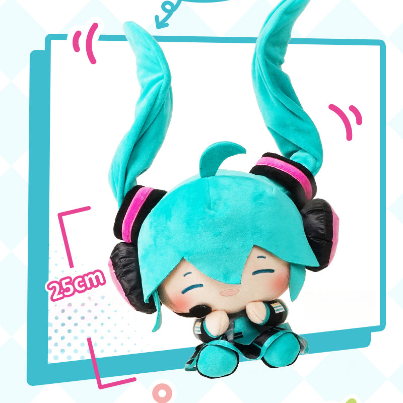 Officially Licensed Hatsune Miku Medium Fufu Plush Toy