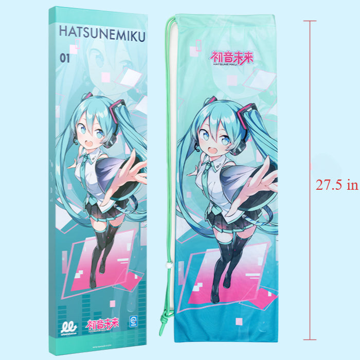 Raquette de badminton entièrement en carbone Hatsune Miku sous licence officielle