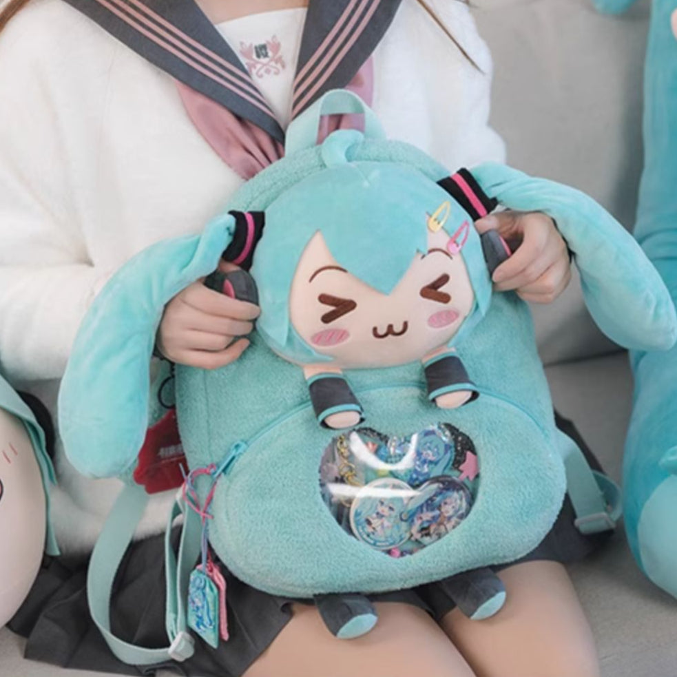 Officially Licensed Hatsune Miku Squinted Eyes Series Backpack