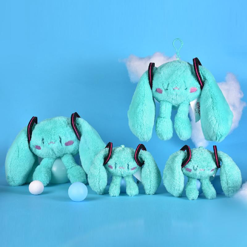 Officially Licensed Hatsune Miku Cute Closed-Eyes Plush Charm