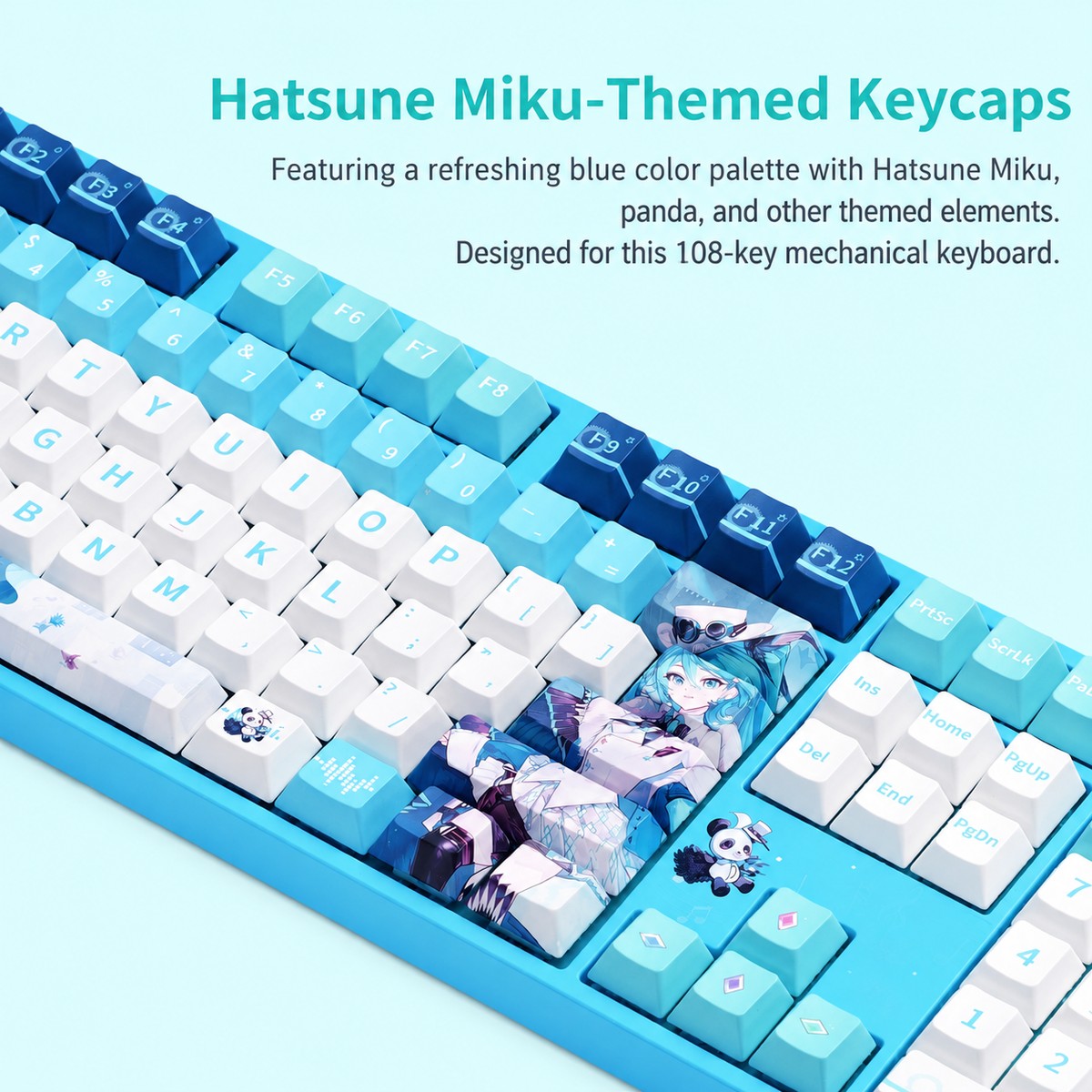 Officially Licensed Hatsune Miku AKKO 5108 V5 Mechanical Keyboard