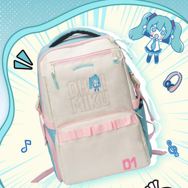 Sac à dos grande capacité Hatsune Miku sous licence officielle