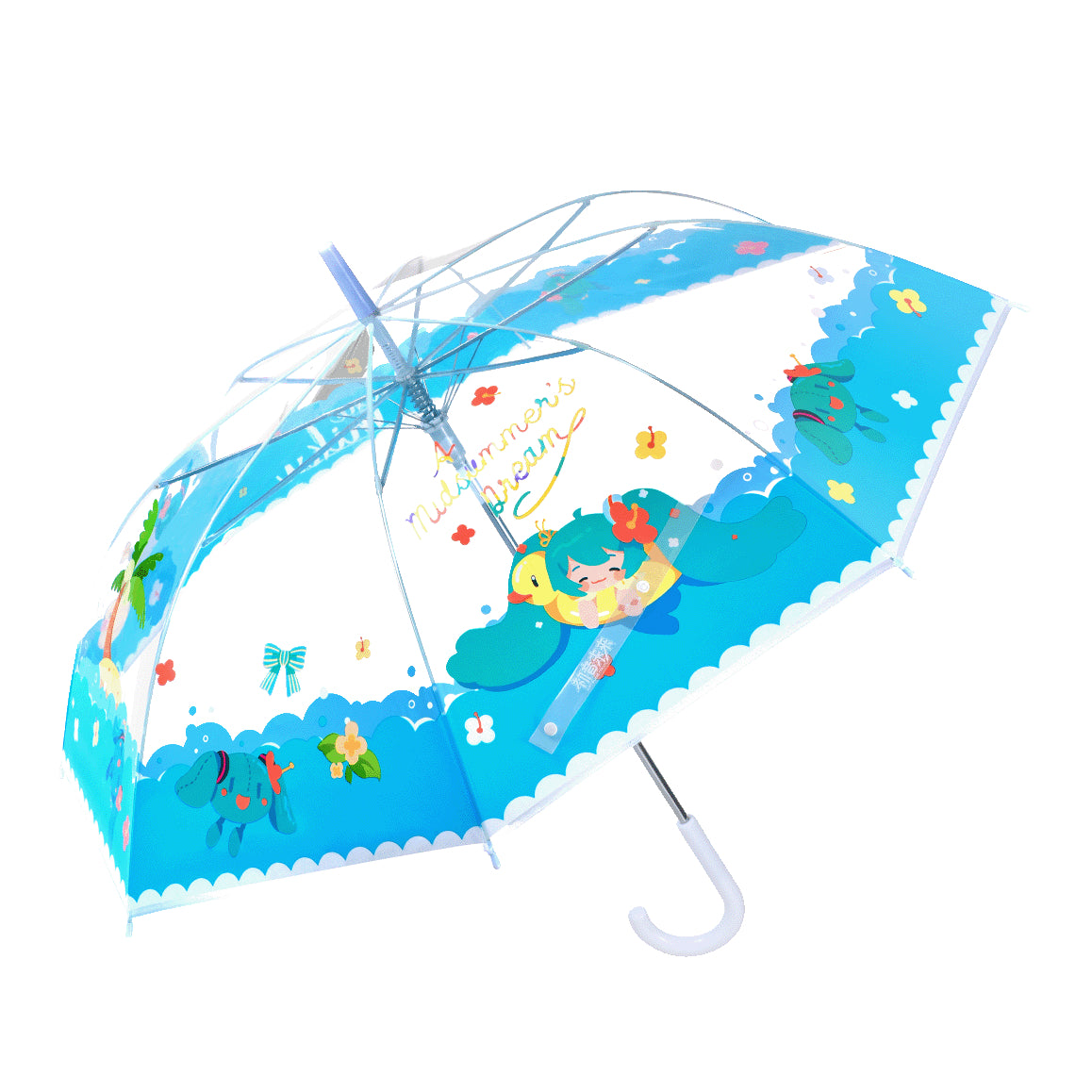 Parapluie transparent Hatsune Miku sous licence officielle