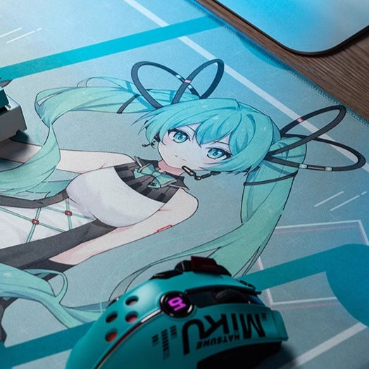 Officially Licensed Hatsune Miku Geometric Oversized Mouse Pad