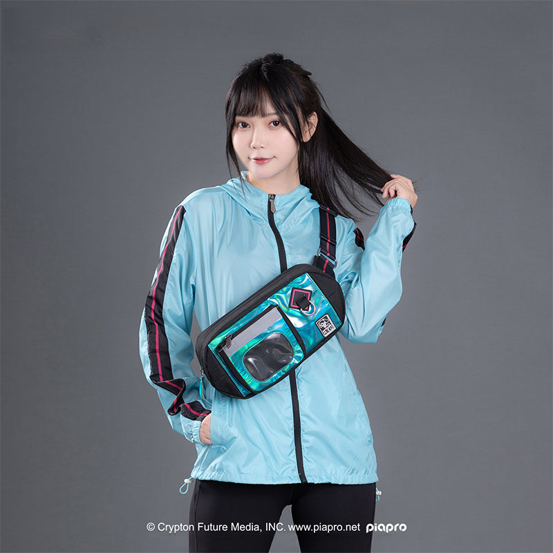 Sac de poitrine d'extérieur Hatsune Miku Run Series sous licence officielle