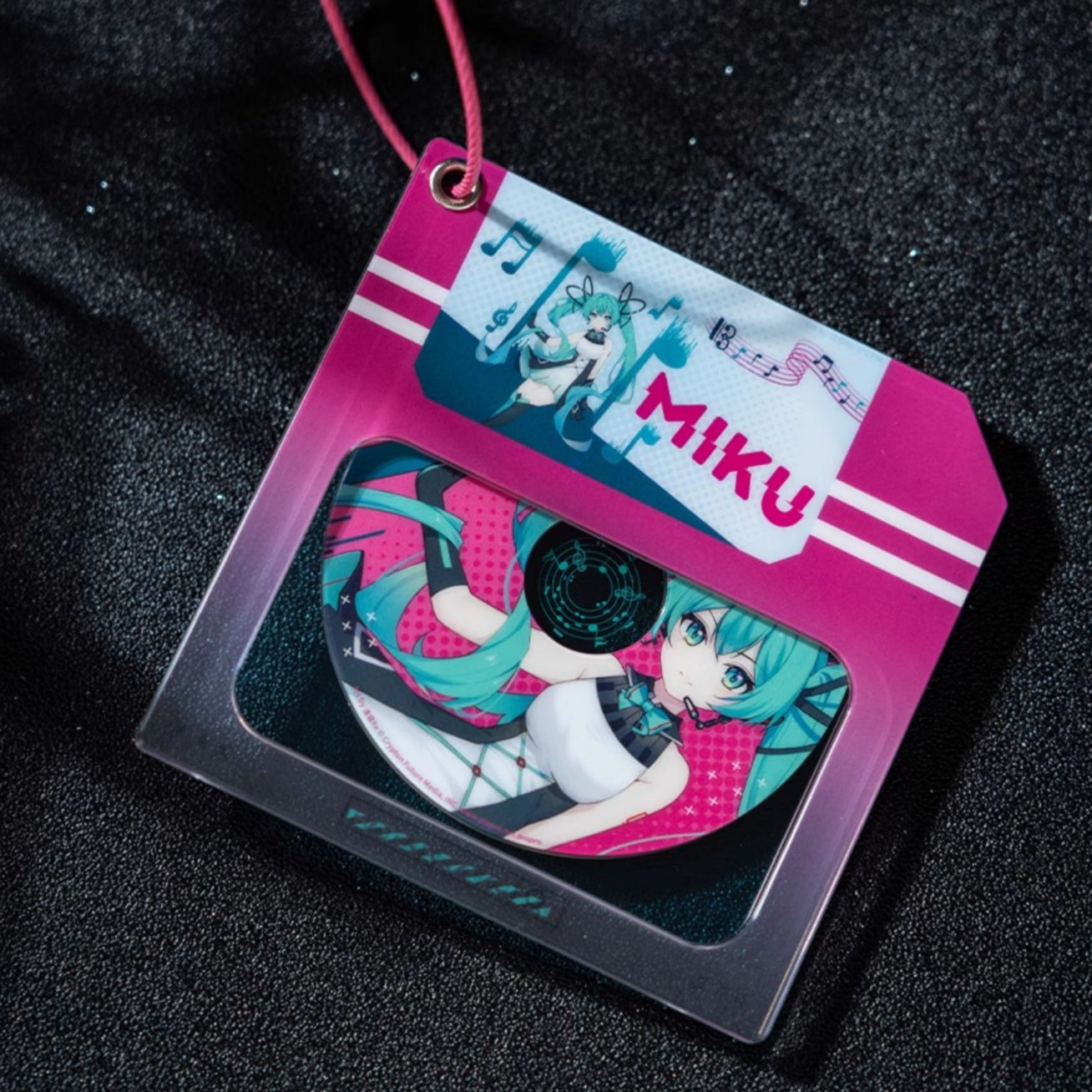 Officially Licensed Hatsune Miku Geometric Mirage Acrylic Keychain Charm