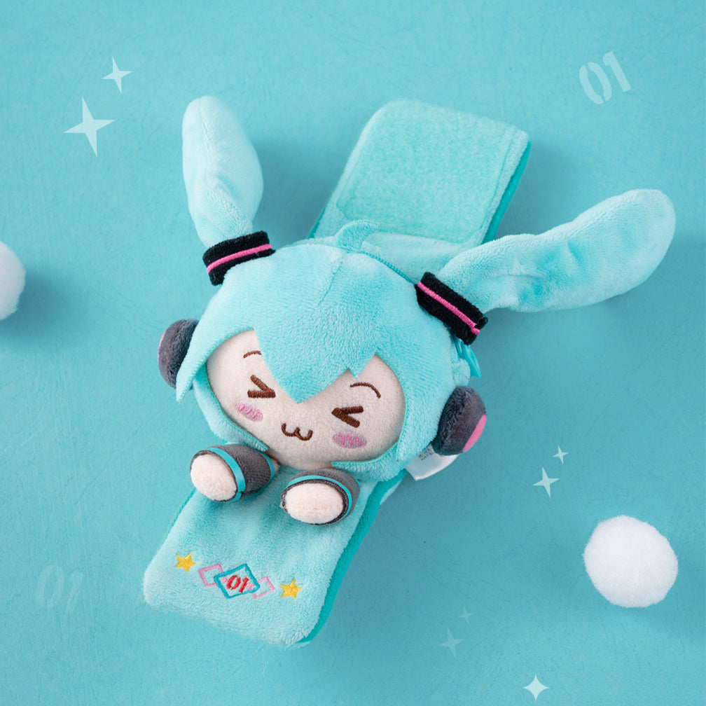 Officially Licensed Hatsune Miku Squinted Eyes Series Pop Ring Bracelet