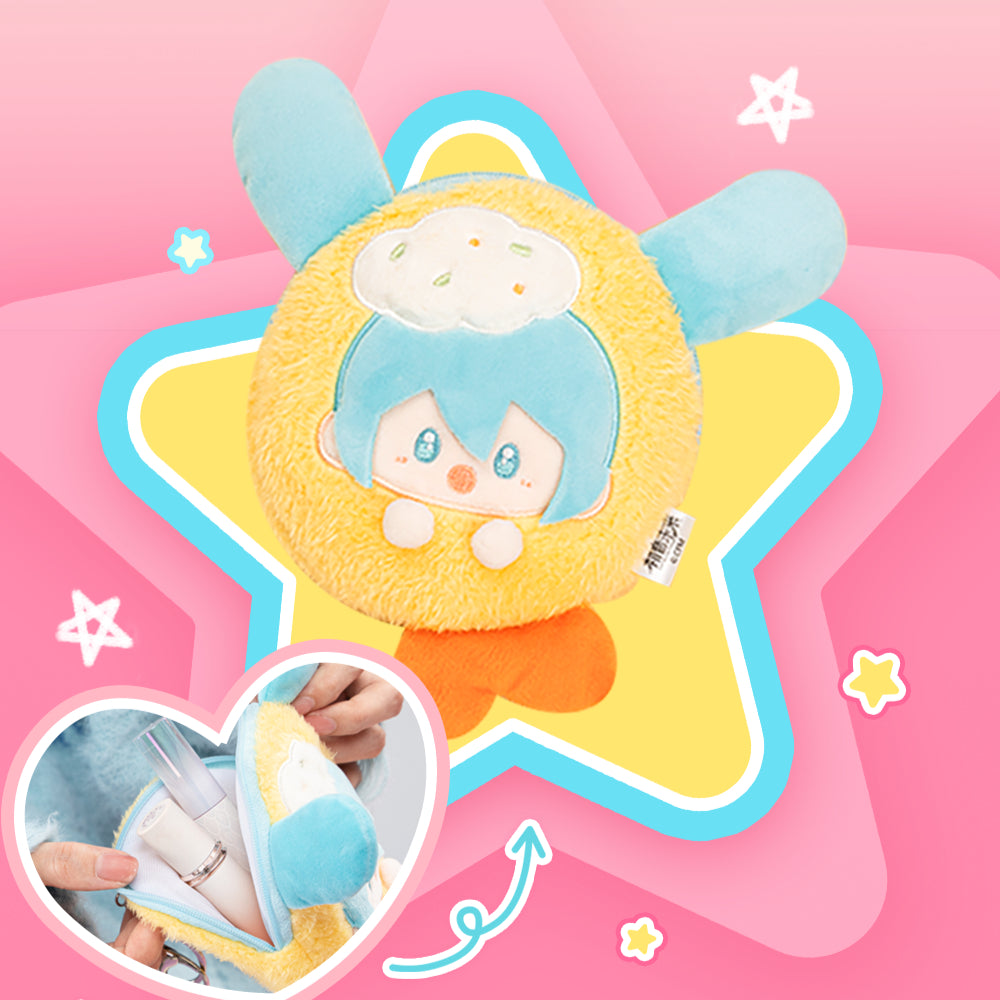 Porte-monnaie en peluche Hatsune Miku Super Delicious Series sous licence officielle