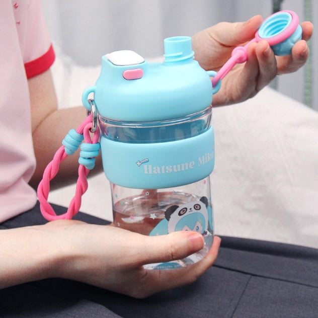 Officially Licensed Hatsune Miku Portable Coffee Tumbler with Straw