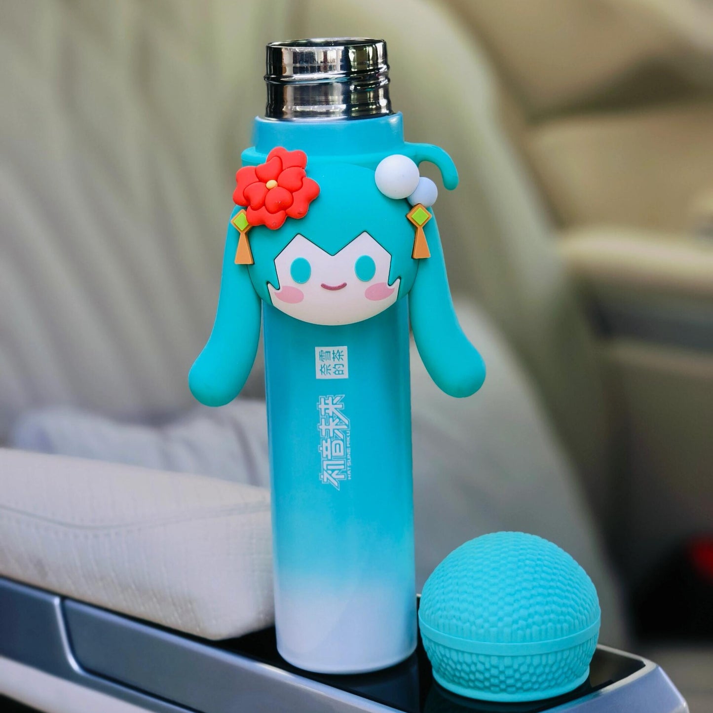 Officially Licensed Hatsune Miku Microphone Thermos Cup