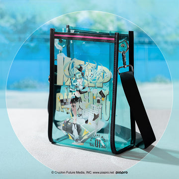 Officially Licensed Hatsune Miku Run Series Transparent Jelly Bag