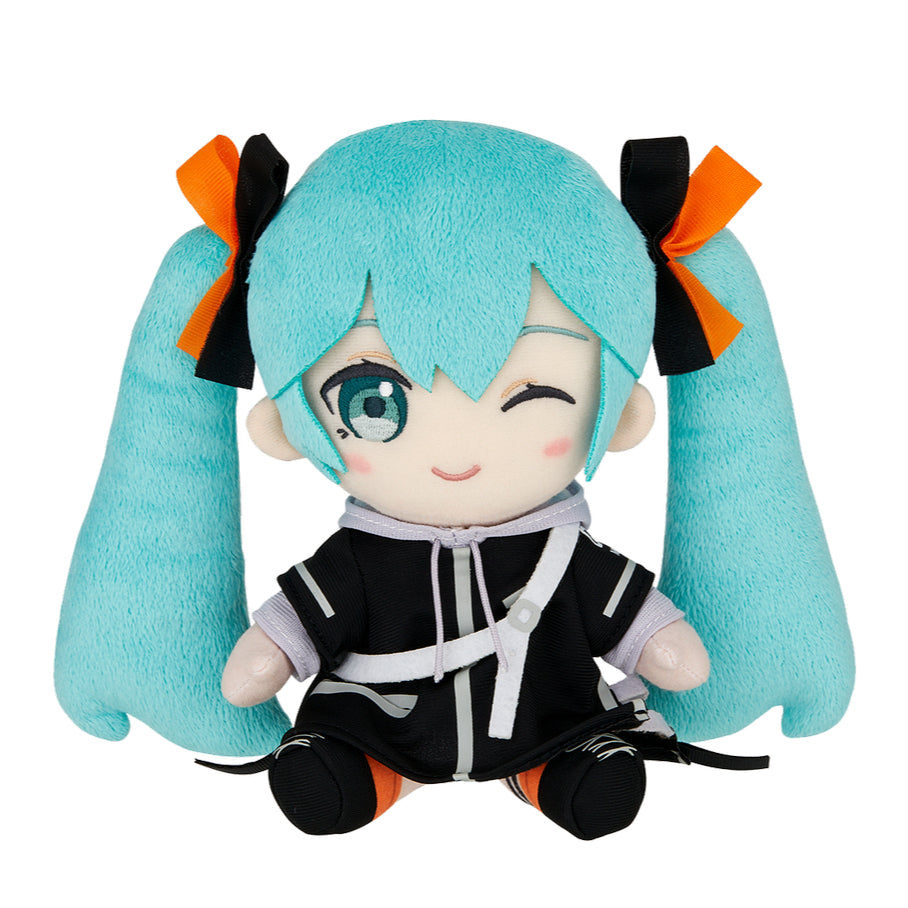 Official Hatsune Miku Punk Style Plush Doll 18cm – Fashion Anime Character Soft Toy