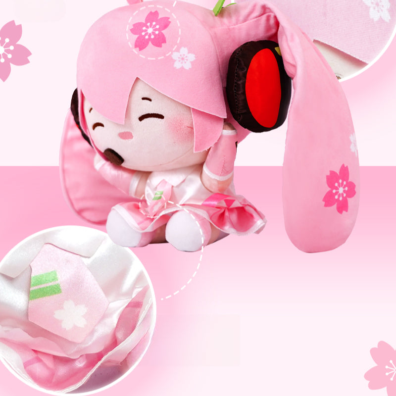 Officially Licensed Hatsune Miku Medium Sakura Plush Toy