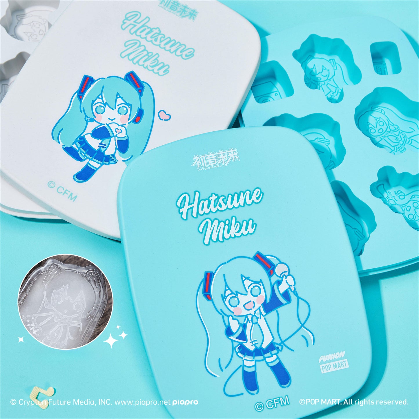 Officially Licensed Hatsune Miku Ice Cube Mold