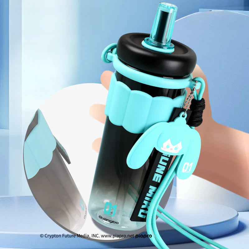 Officially Licensed Hatsune Miku Portable Sports Bottle