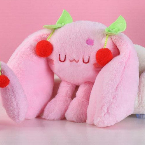 Offiziell lizenzierter Sakura Miku, süßer lächelnder Plüschanhänger