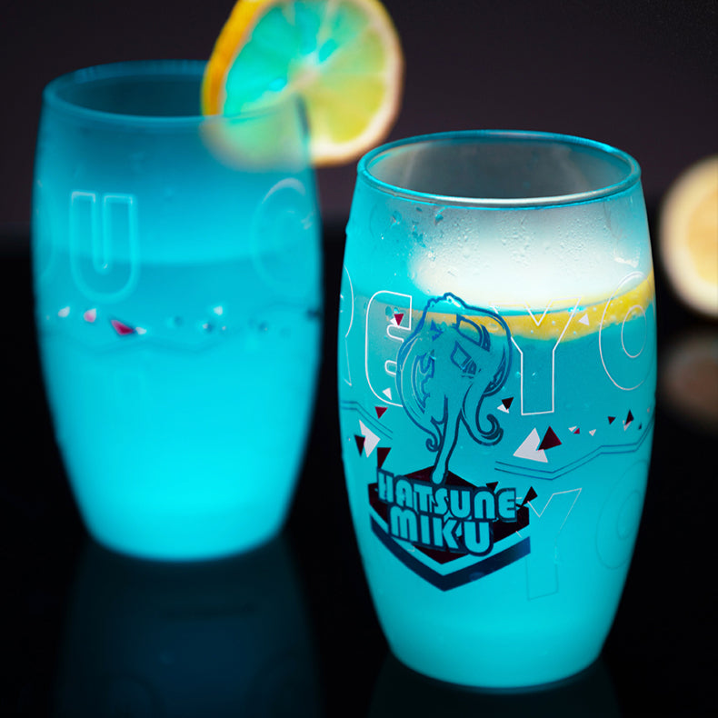 Official Licensed Hatsune Miku Frosted Gradient Glass Cup