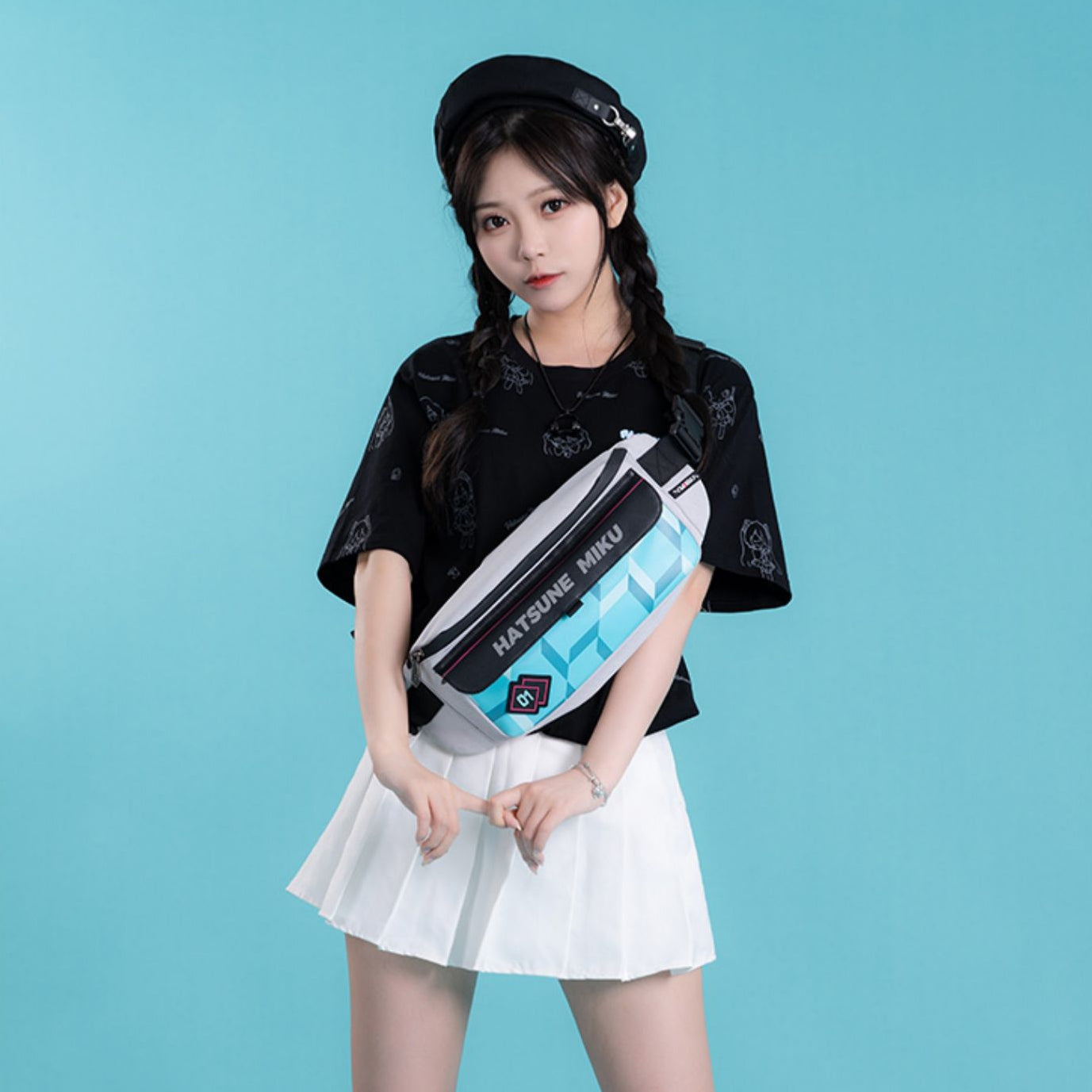 Officially Licensed Hatsune Miku 3D Sound Chest Bag