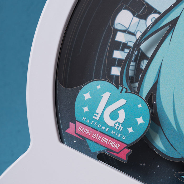 Officially Licensed Hatsune Miku 16th Anniversary Paper Cut Lamp