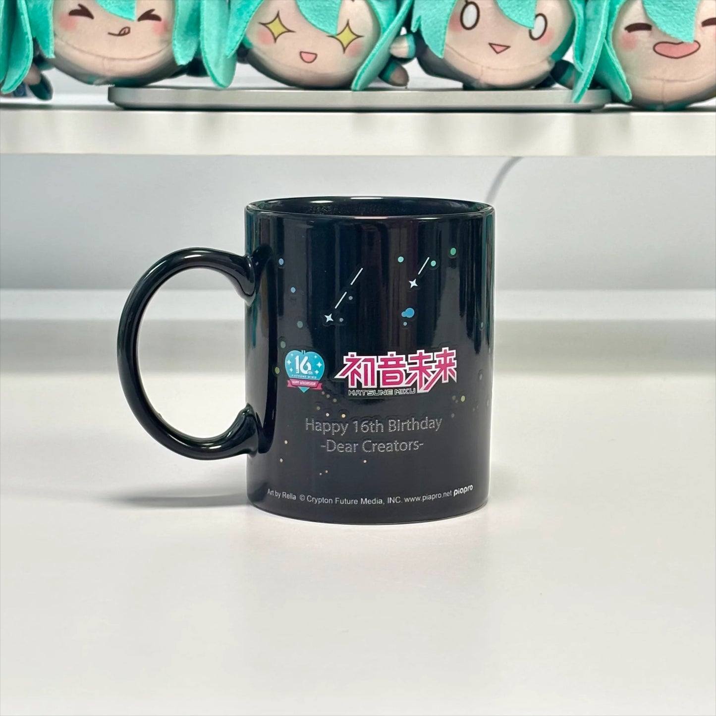 Officially Licensed Hatsune Miku 16th Anniversary Color-Changing Mug