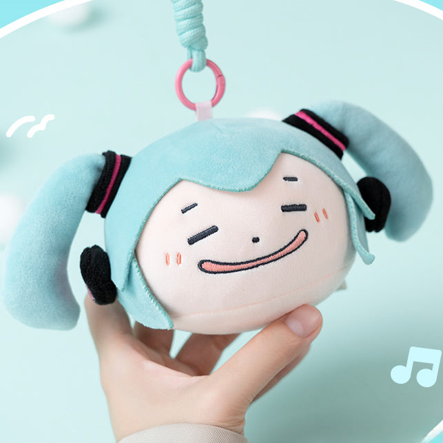 Officially Licensed Hatsune Miku Pinch Cheeks Cute Plush Charm