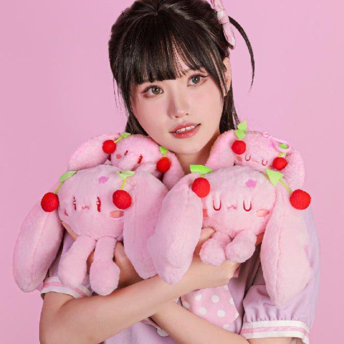 Offiziell lizenzierter Sakura Miku, süßer lächelnder Plüschanhänger