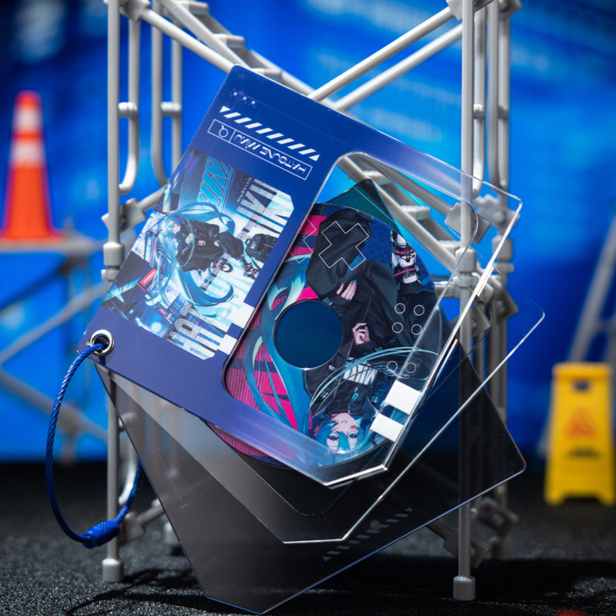 Officially Licensed Hatsune Miku Techwear Acrylic Keychain Charm