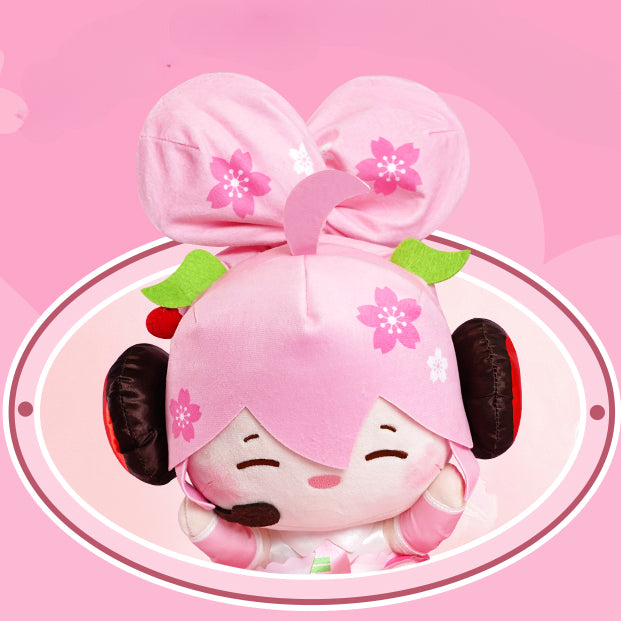 Officially Licensed Hatsune Miku Medium Sakura Plush Toy