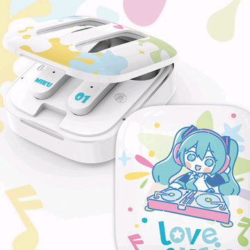 Officially Licensed Hatsune Miku Color Beat Wireless Earphones