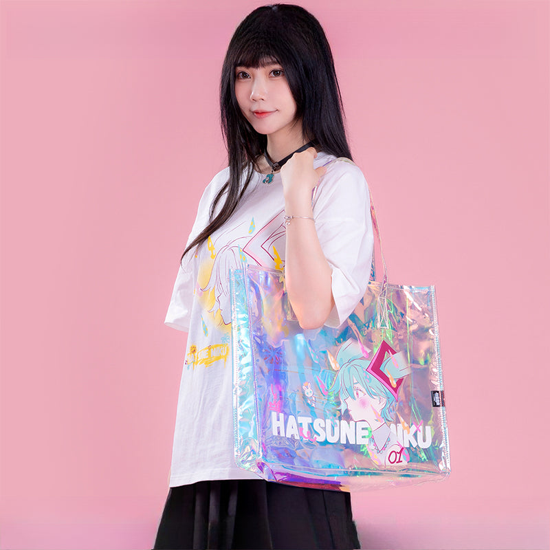 Officially Licensed Hatsune Miku Radio Wave Invasion Laser Shoulder Bag