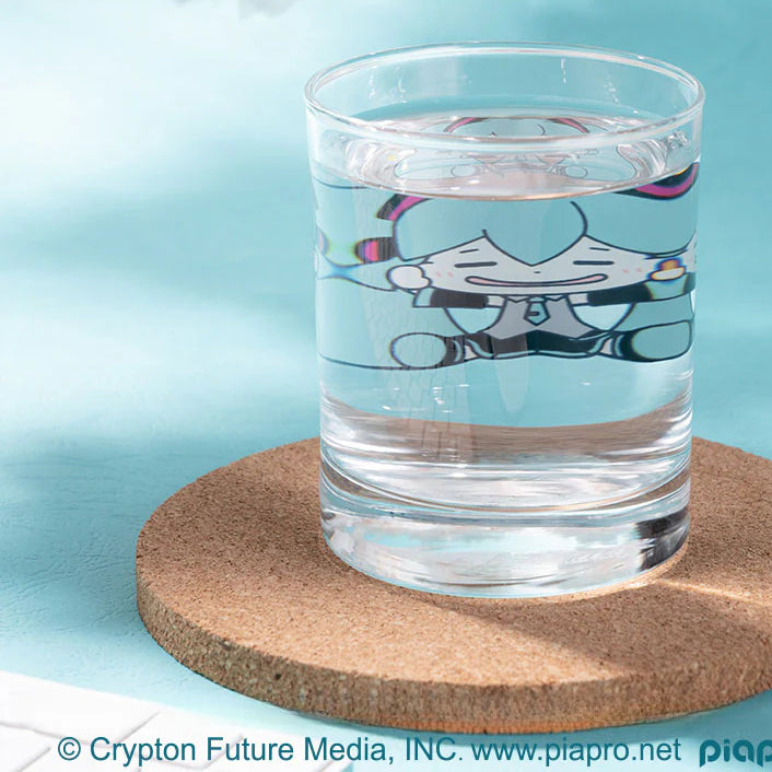 Officially Licensed Hatsune Miku Pinch Cheeks Glass Cup